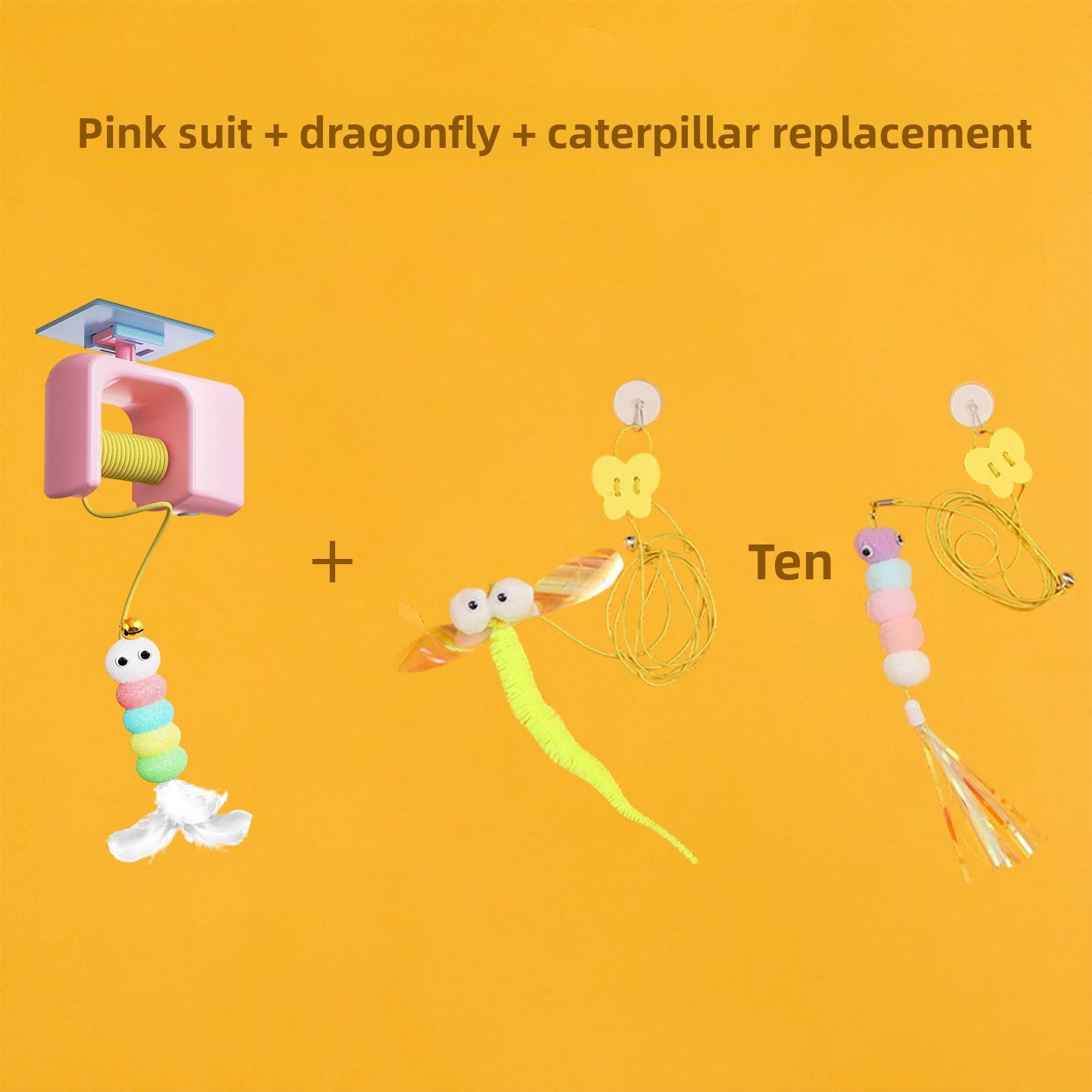 Retractable Automatic Cat Teaser Toy