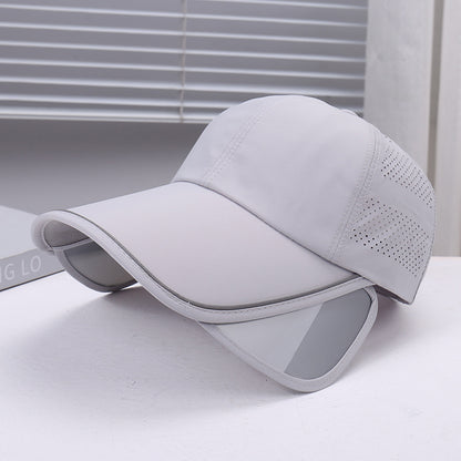 Retractable Brim Sun Hat for Outdoor Sports