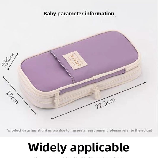 Retractable Canvas Pencil Case