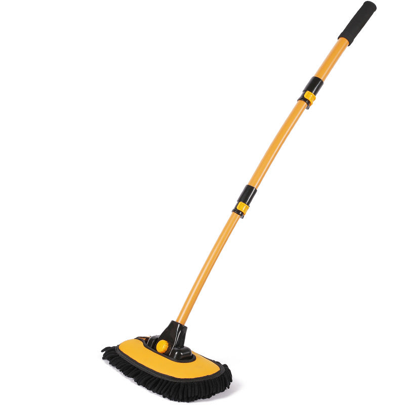 Retractable Car Wash Mop with Soft Bristles