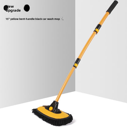 Retractable Car Wash Mop with Soft Bristles