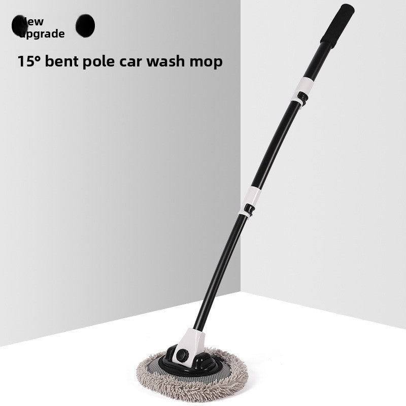 Retractable Car Wash Mop with Soft Bristles