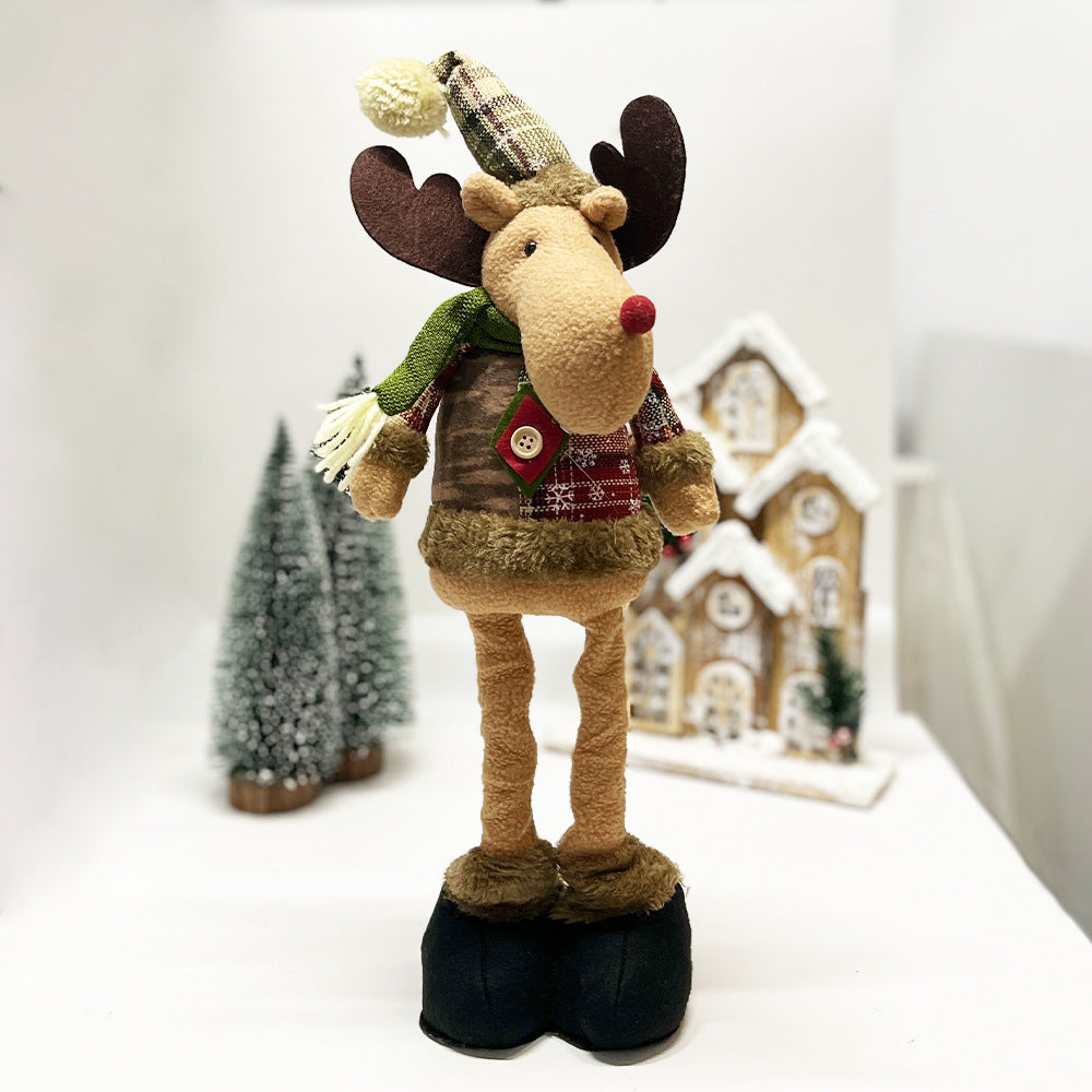 Retractable Christmas Decoration Doll