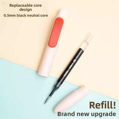 Retractable Chubby Gel Pen with Color-Blocking Design
