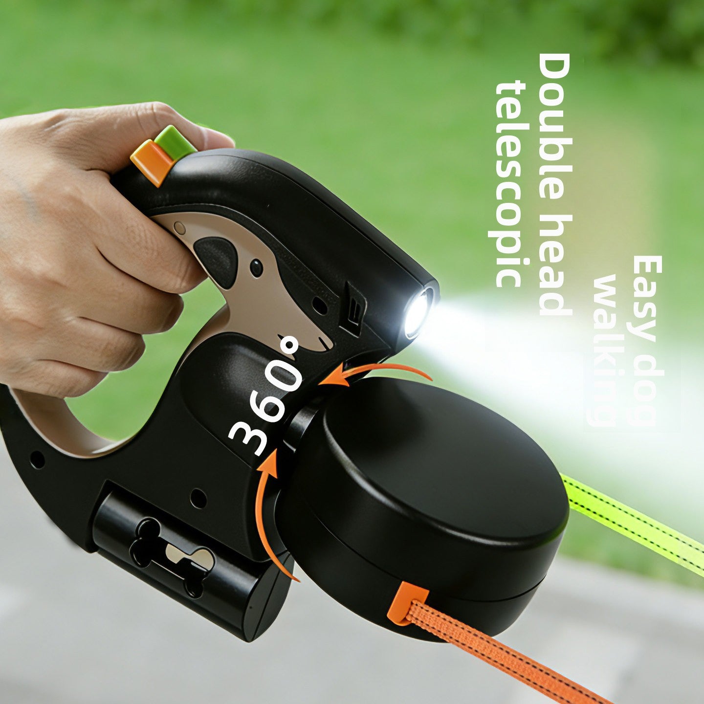Retractable dog leash