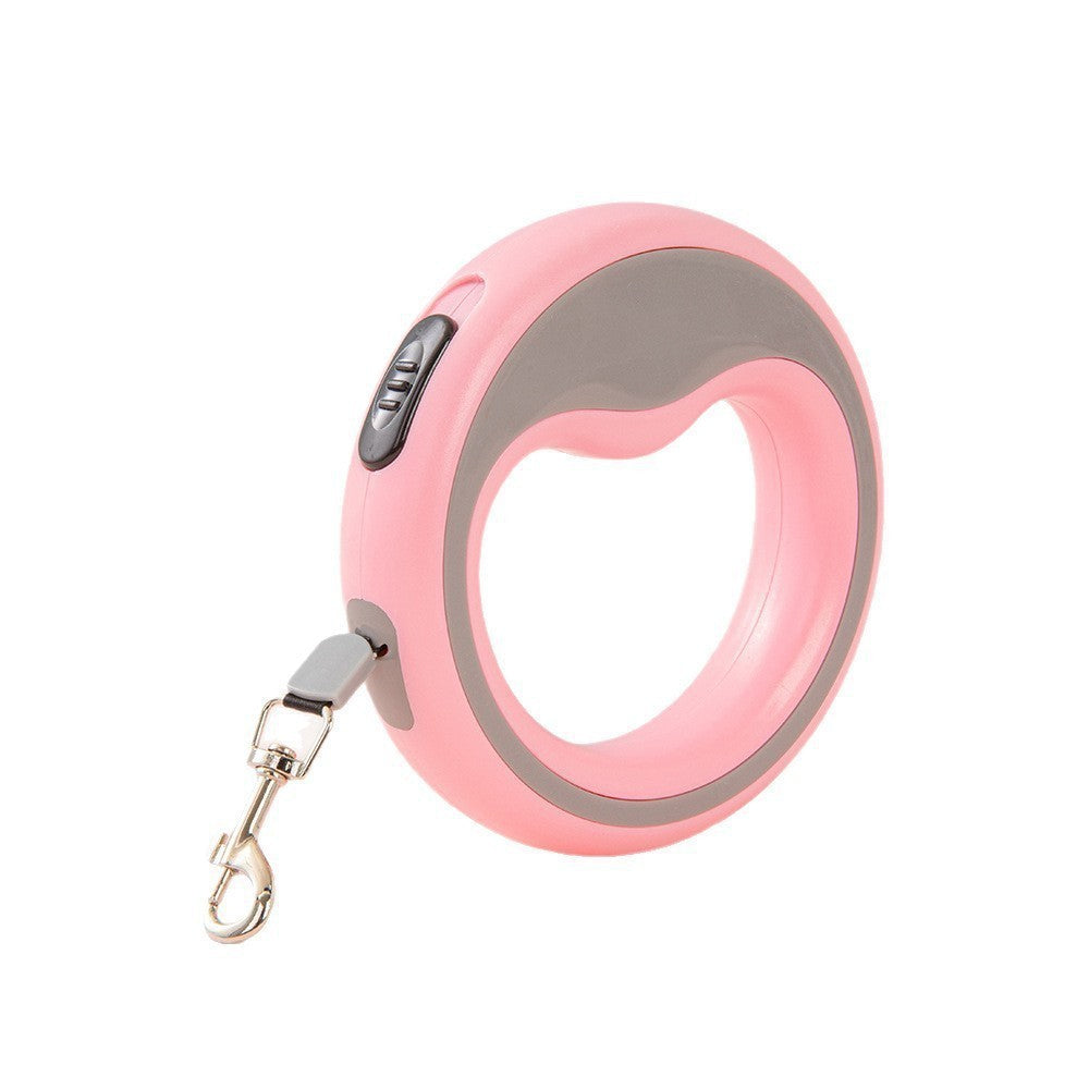 Retractable Dual Dog Leash with Waste Bag Dispenser
