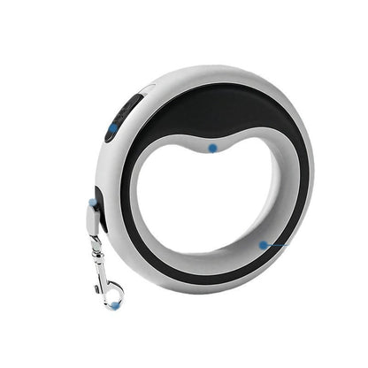 Retractable Dual Dog Leash with Waste Bag Dispenser