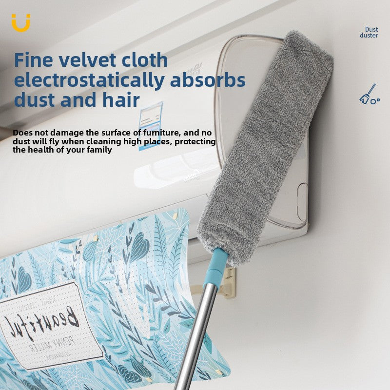 Retractable Dust Cleaning Duster with Cloth