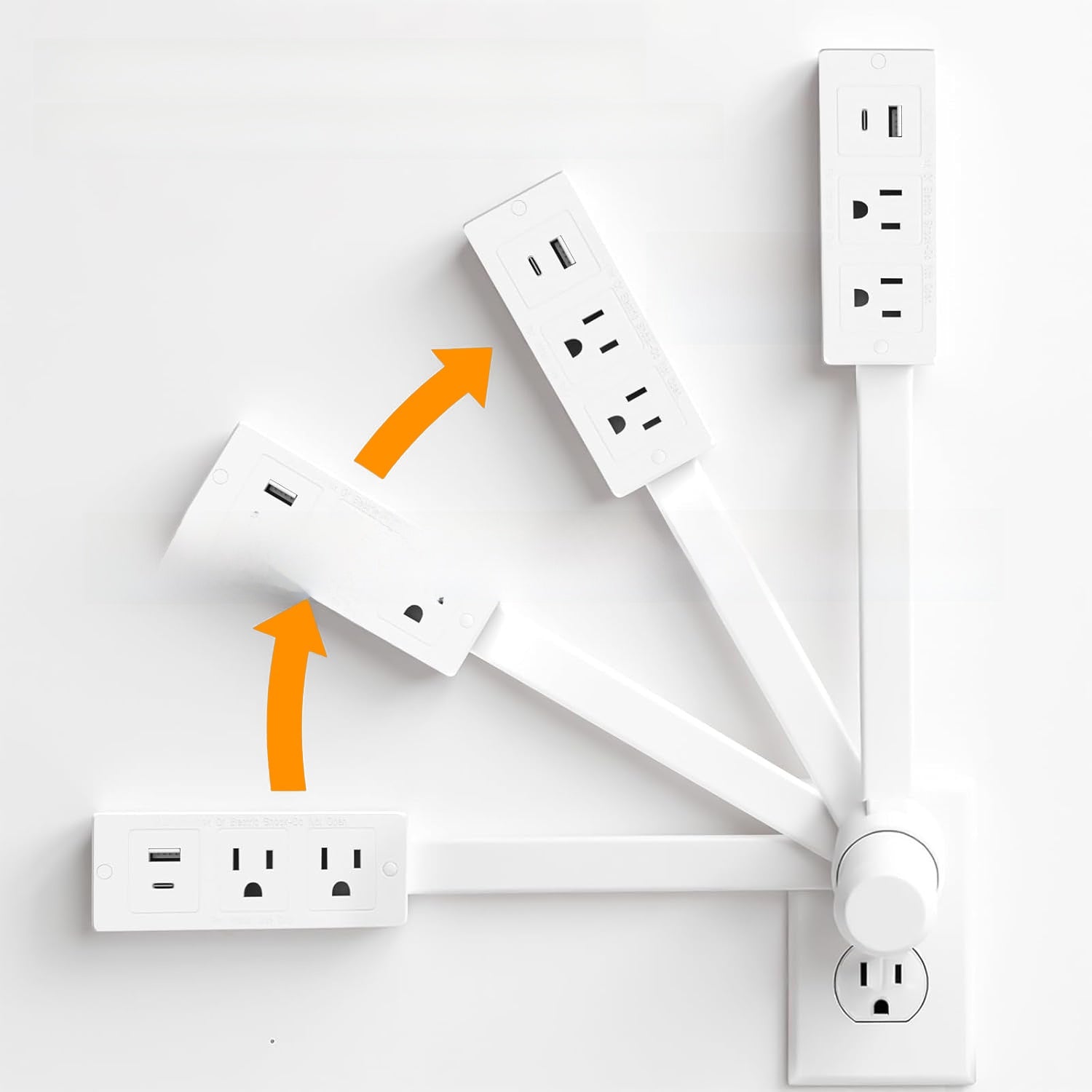 Retractable Electrical Outlet Extender