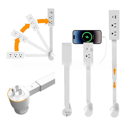 Retractable Electrical Outlet Extender