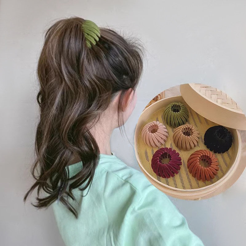 Retractable Hair Bun Maker Clip