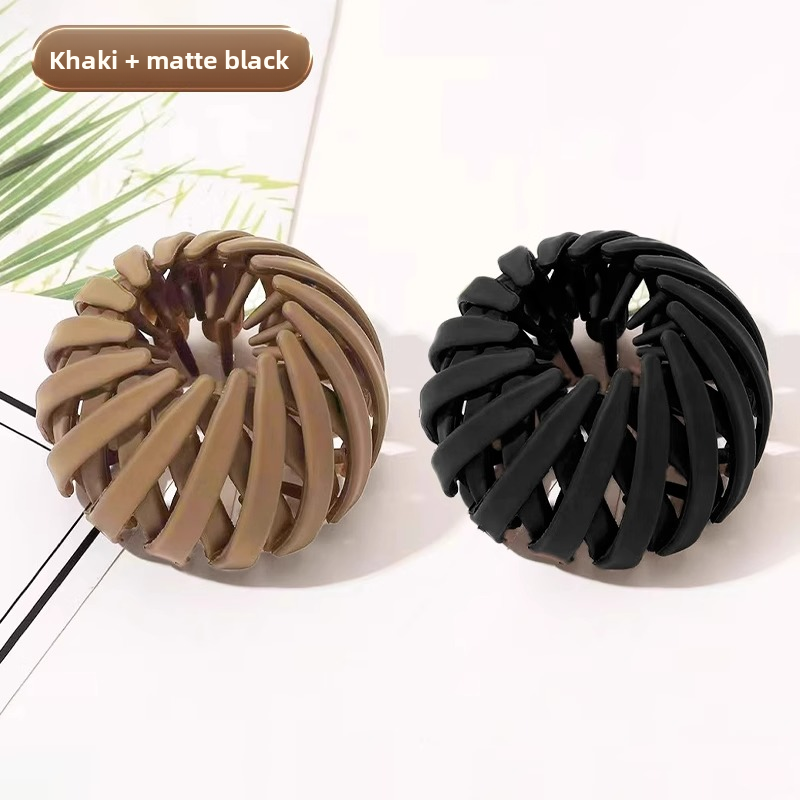 Retractable Hair Bun Maker Clip
