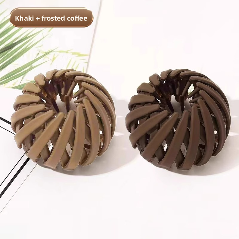 Retractable Hair Bun Maker Clip