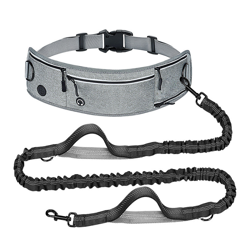 Retractable Hands-Free Dog Leash with Waist Bag