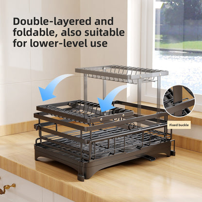 Retractable Kitchen Dish Drying Rack