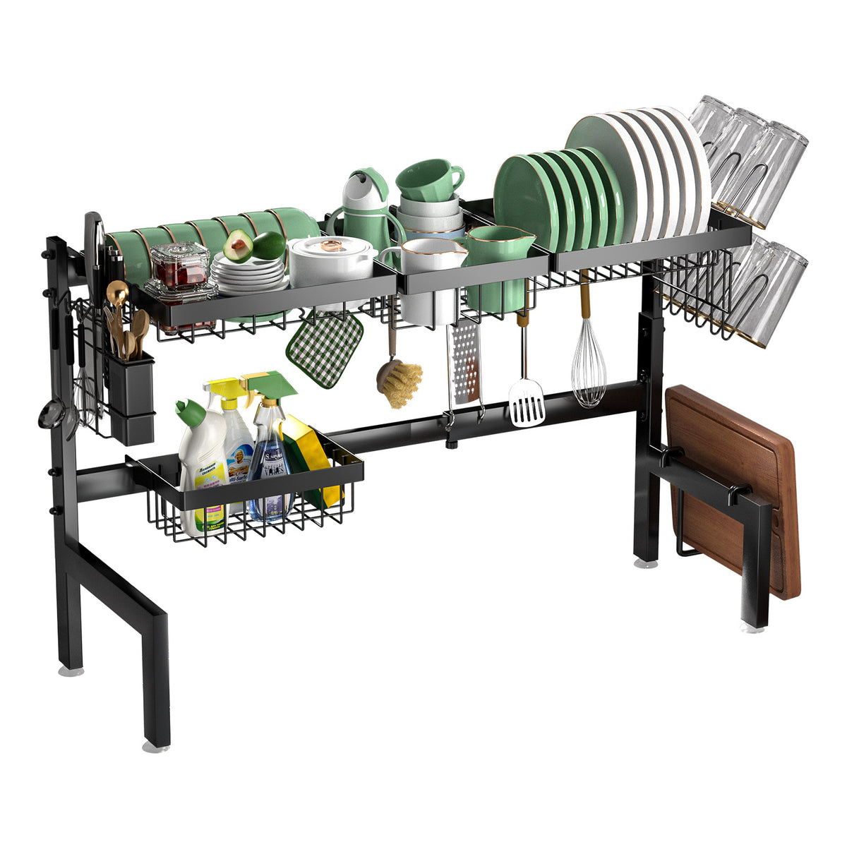 Retractable Kitchen Sink Storage Rack