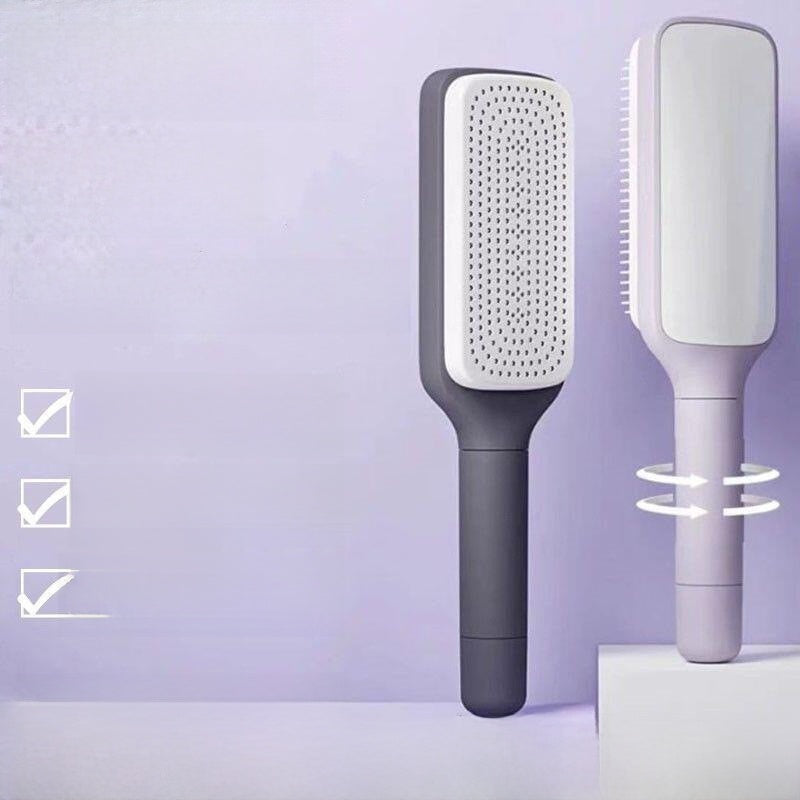 Retractable massage comb