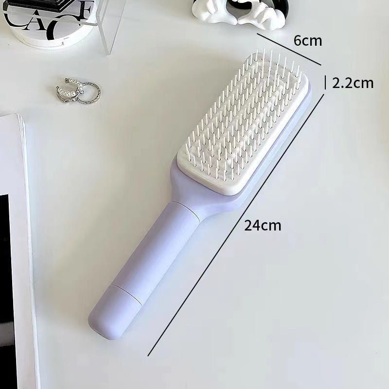 Retractable massage comb
