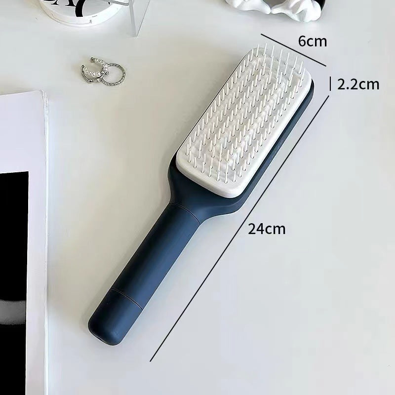 Retractable massage comb