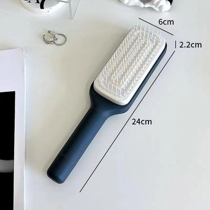 Retractable massage comb