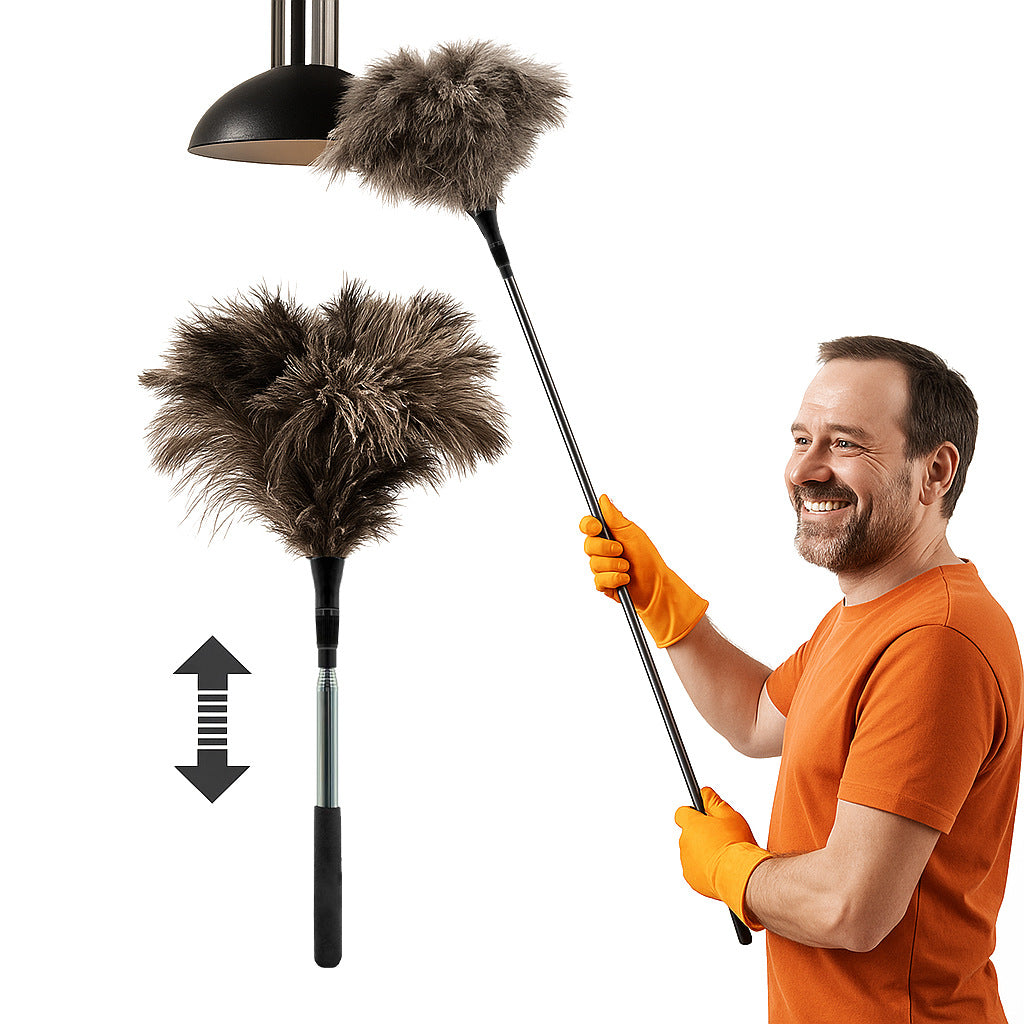 Retractable Ostrich Feather Duster
