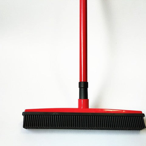 Retractable Rubber Broom for Pet Hair Removal