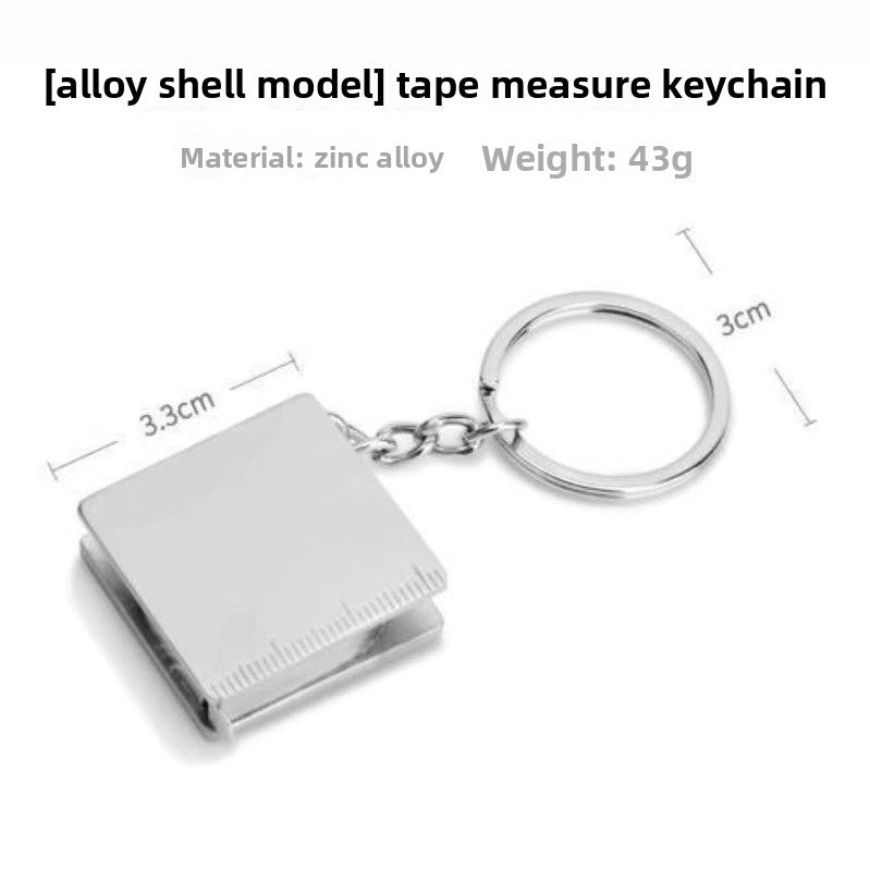 Retractable Tape Measure Keychain