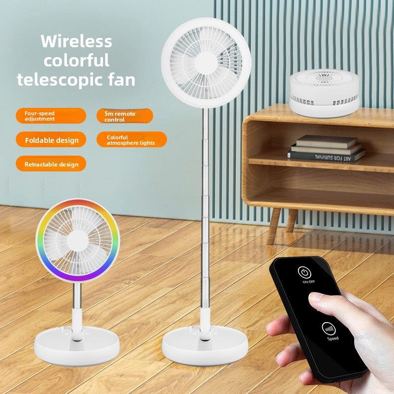 Retractable USB Rechargeable Portable Fan