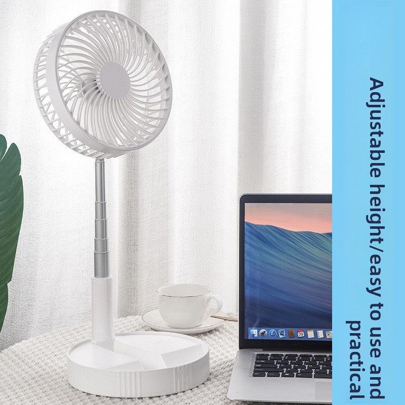 Retractable USB Rechargeable Portable Fan