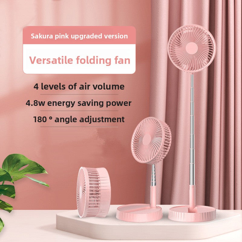 Retractable USB Rechargeable Portable Fan