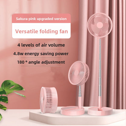 Retractable USB Rechargeable Portable Fan