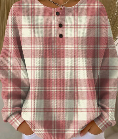 Retro 3D Digital Print Polo Dress