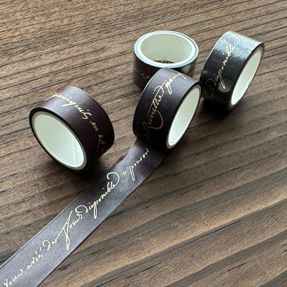 Retro 6-Roll Bronzing Combination Hand Ledger Tape