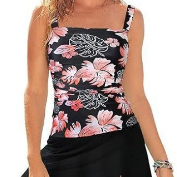 Retro Abdominal Two-piece Split Swimsuit