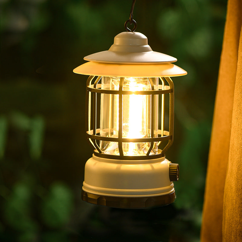 Retro Adjustable LED Camping Lamp