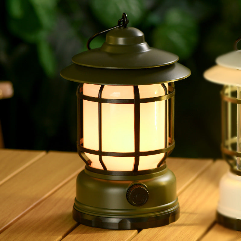 Retro Adjustable LED Camping Lamp