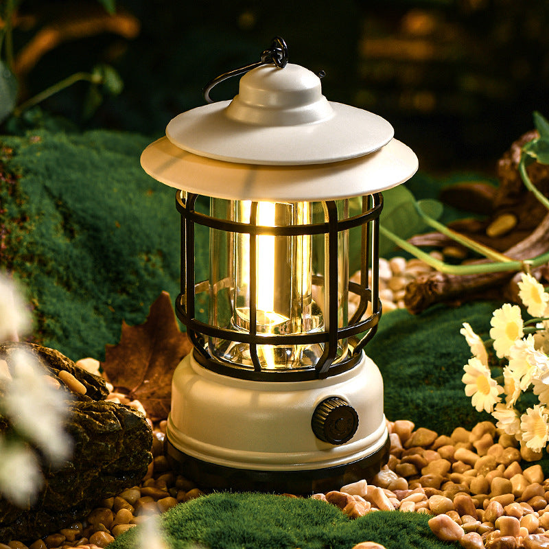 Retro Adjustable LED Camping Lamp