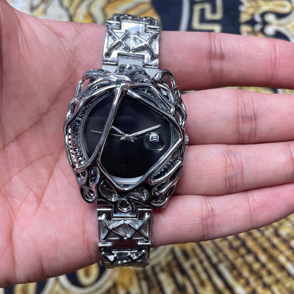 Retro Alien Cobweb Quartz Watch