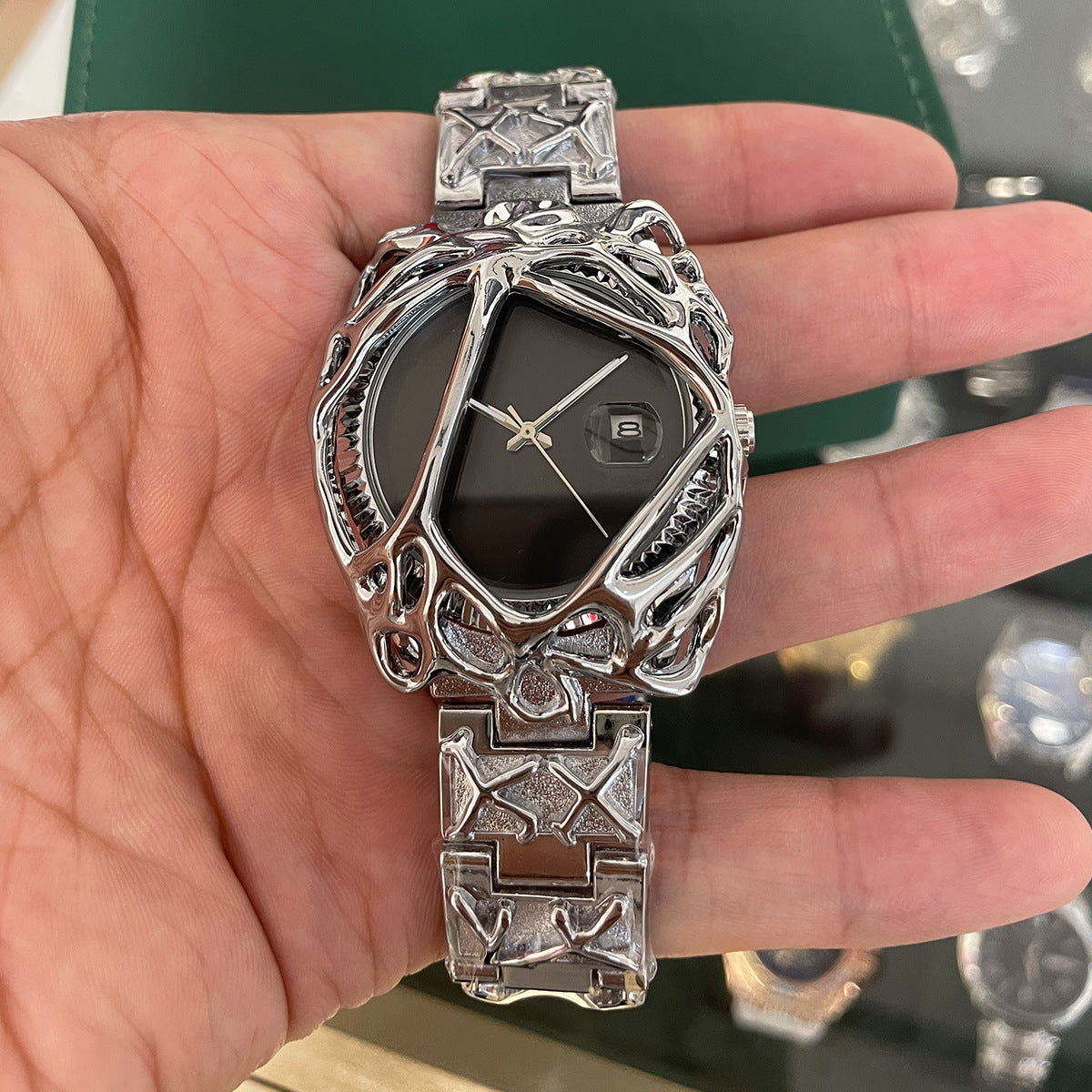 Retro Alien Cobweb Quartz Watch