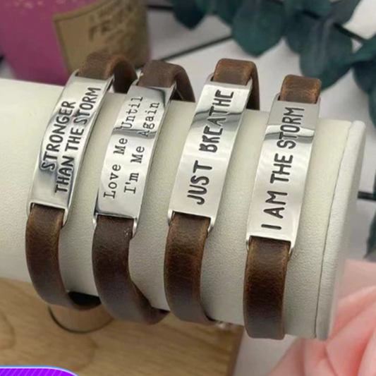 Retro Alphabet Charm Bracelet