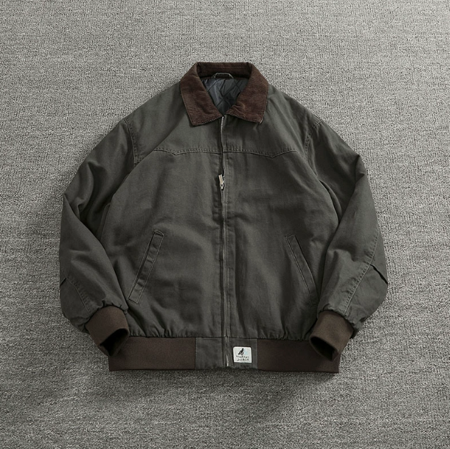 Retro American Casual Detroit Workwear Jacket
