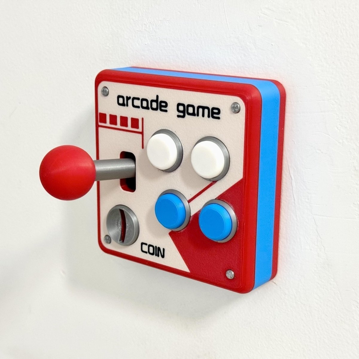 Retro Arcade 3D Printed Switch Panel with Joystick