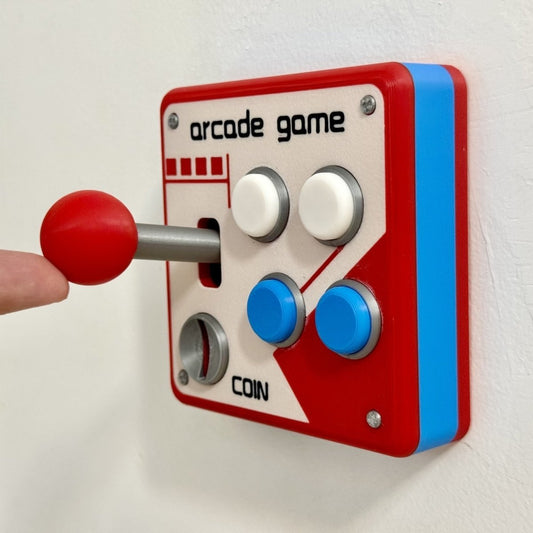 Retro Arcade 3D Printed Switch Panel with Joystick