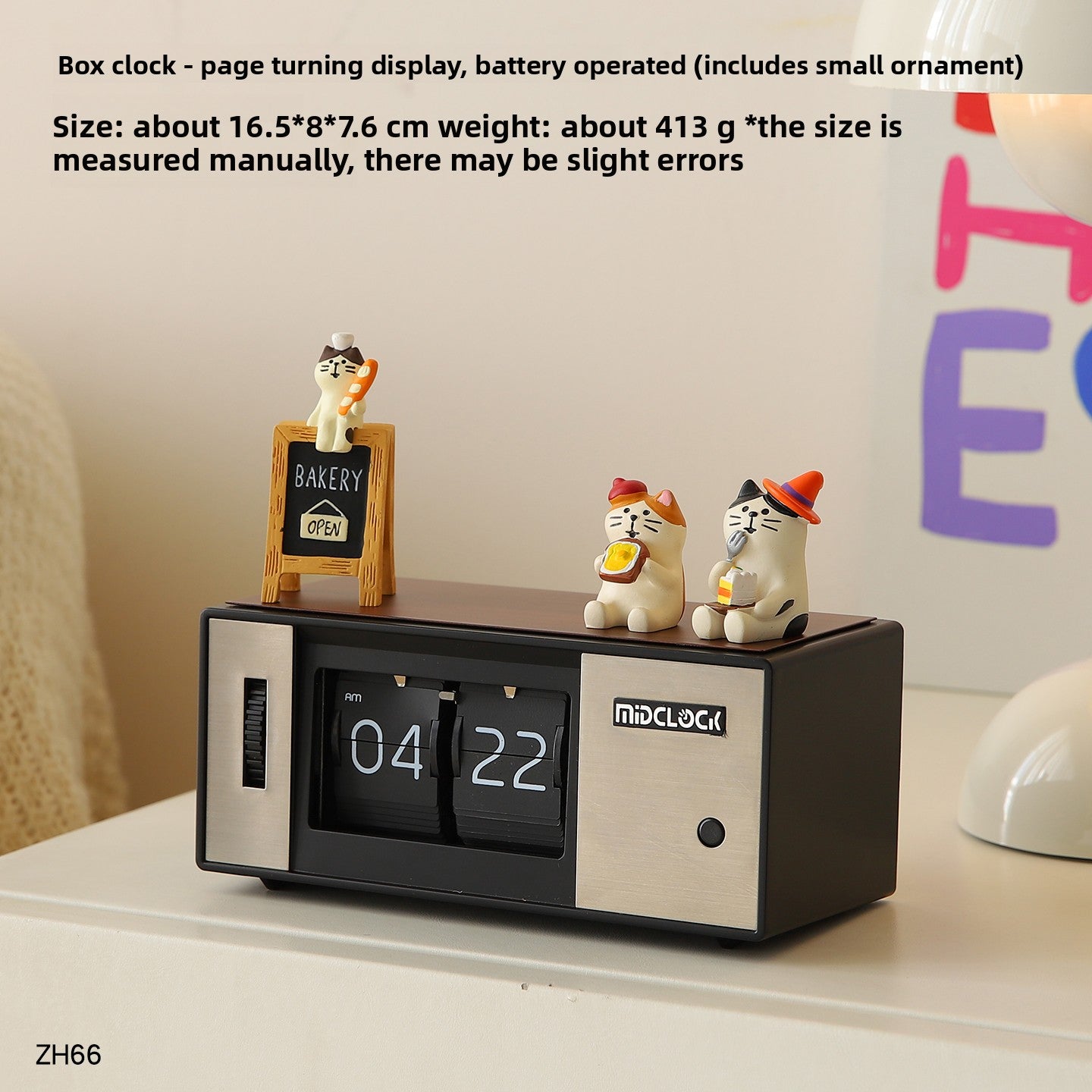 Retro Automatic Page-Turning Desktop Clock