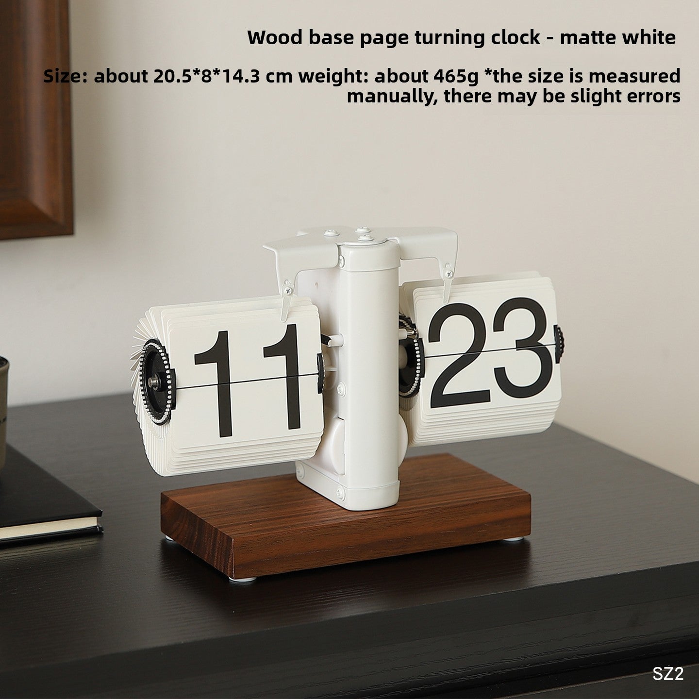 Retro Automatic Page-Turning Desktop Clock