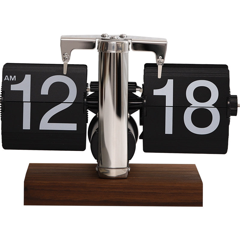 Retro Automatic Page-Turning Desktop Clock