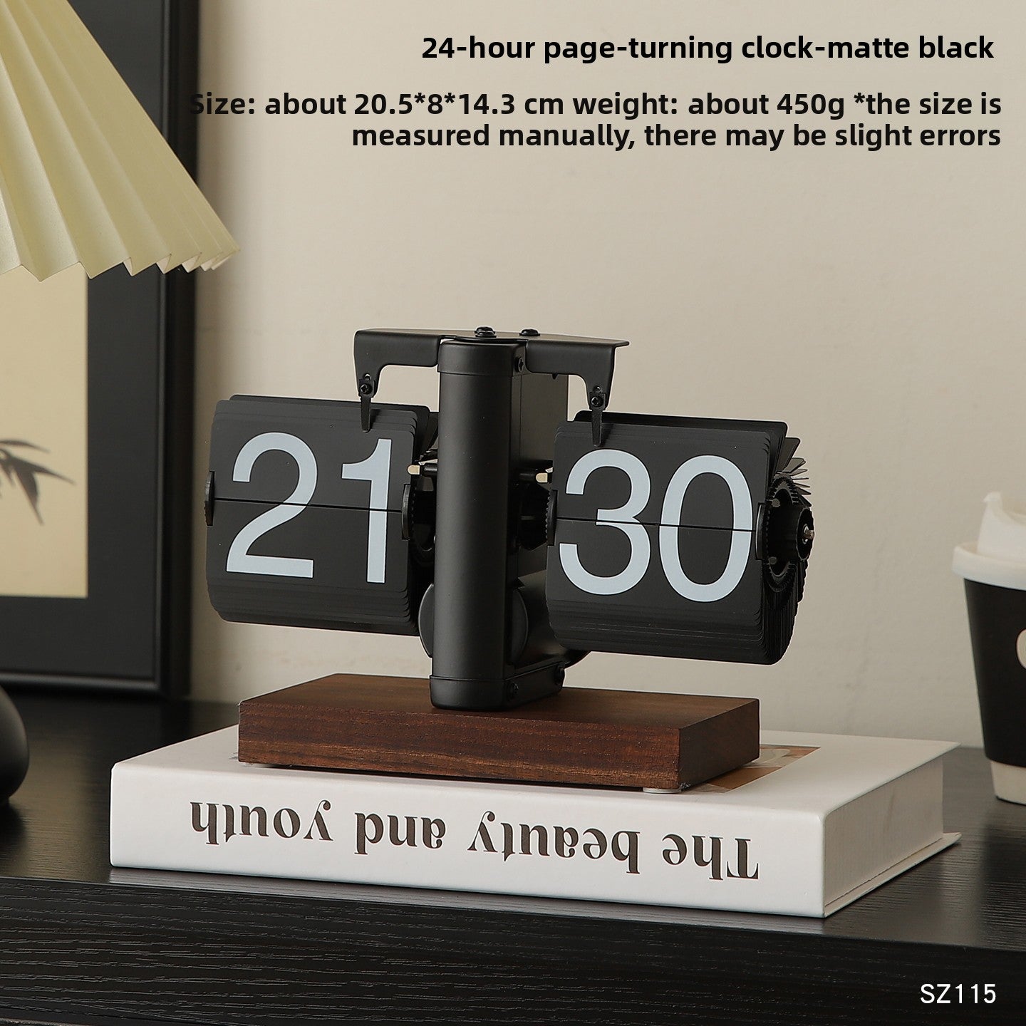 Retro Automatic Page-Turning Desktop Clock