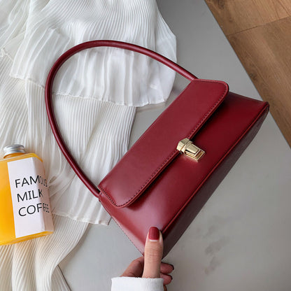 Retro Baguette Shoulder Bag