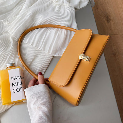 Retro Baguette Shoulder Bag
