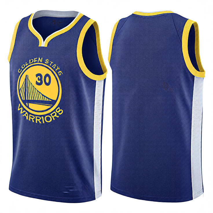 Retro Basketball Jersey Warriors Edition